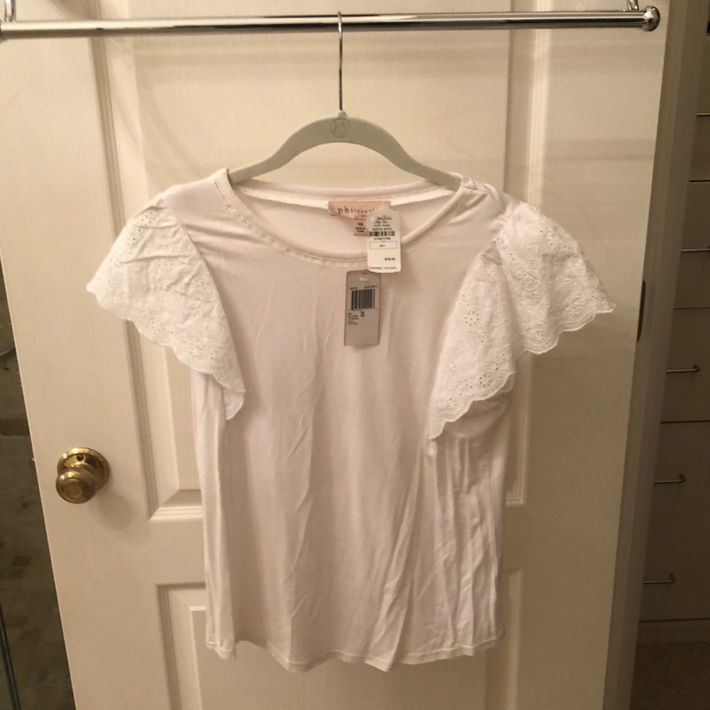 Philosophy XS white shirt